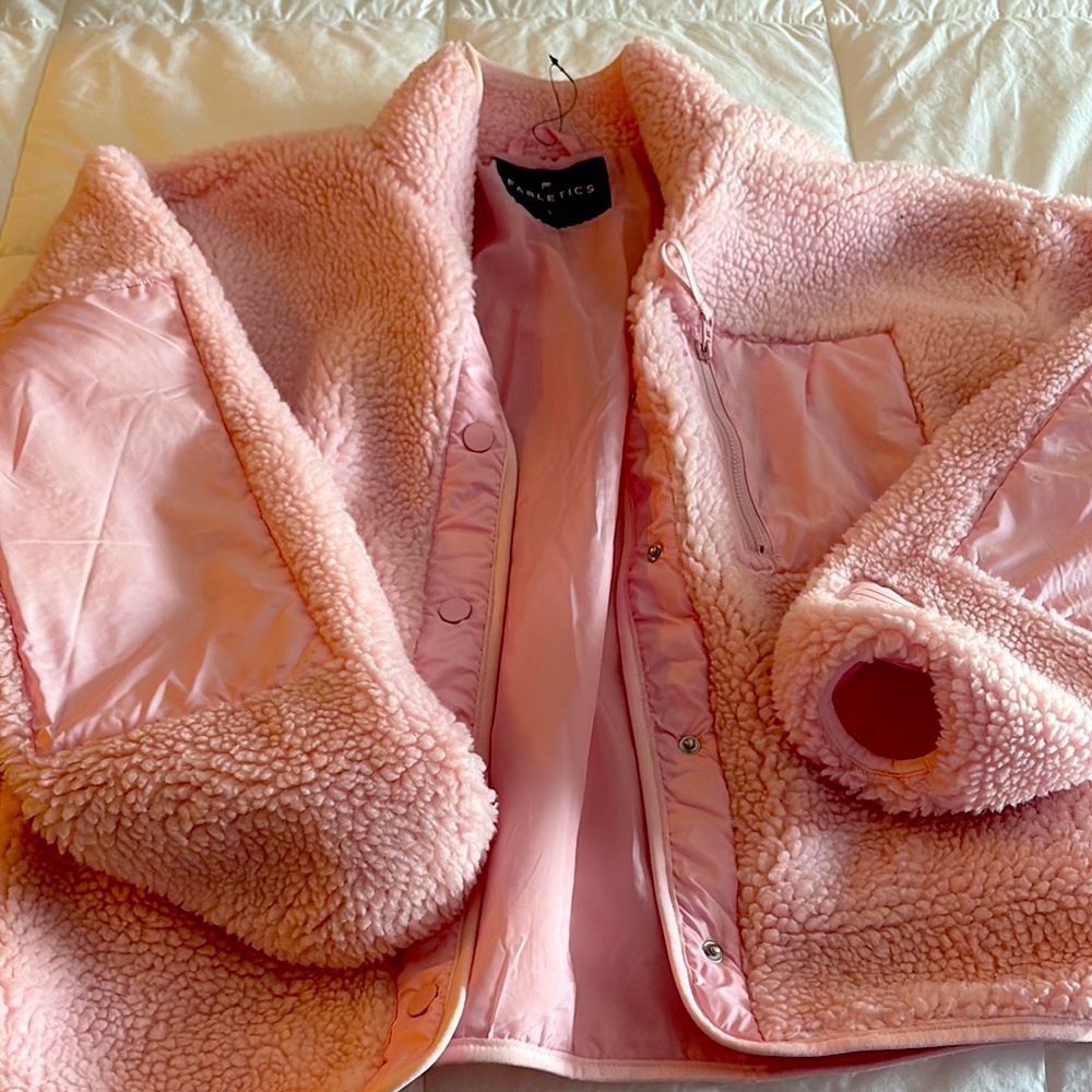 Fabletics Blush Sherpa Jacket